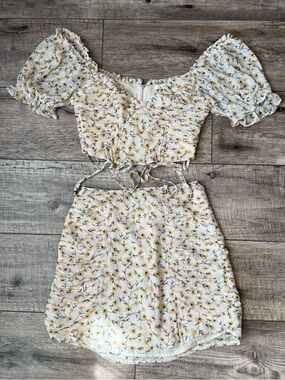 Coquette skirt and crop top set - Bella Mae